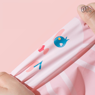 Meisjes Kleuterschool Grote rand regenjas met schattig cartoon konijn ontwerp EVA materiaal