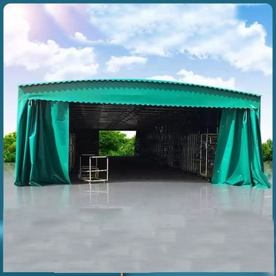 Op maat gemaakte buitenvouwbare grote opslagplaats Canopy en staalstructuur Garage mobiele tent