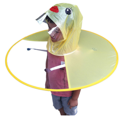 Kinderen creatieve regenjas UFO mooie regenjas gemaakt van 100% EVA stof conventionele grootte