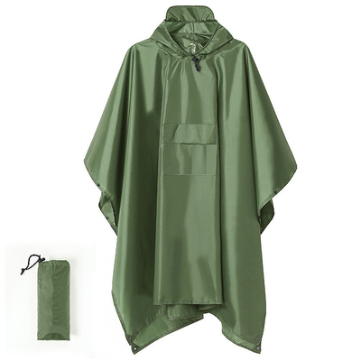 Volwassenen regenjas voor binnen- en buitenactiviteiten Eenpersoons Poncho stijl