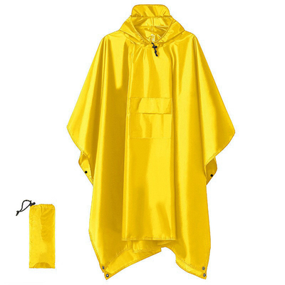 Volwassenen regenjas voor binnen- en buitenactiviteiten Eenpersoons Poncho stijl
