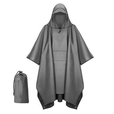 Volwassenen regenjas voor binnen- en buitenactiviteiten Eenpersoons Poncho stijl