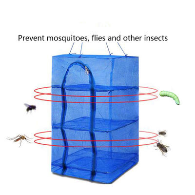 Dubbele knoop droognet vouwvlieg zonneboel muggenkooi voor bescherming tegen insecten en zonneschijn