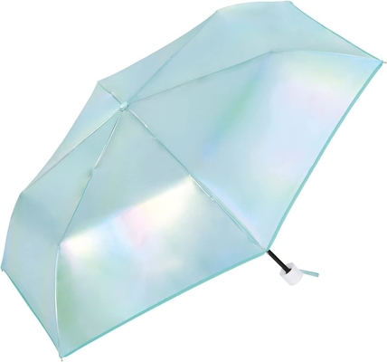 Fijne laser damescadeau 3 vouw auto open paraplu met koolstofvezel ribben en UV proof