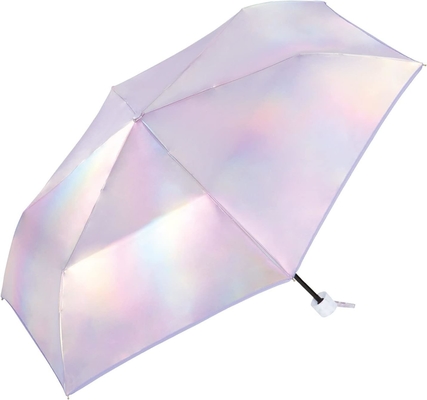 Fijne laser damescadeau 3 vouw auto open paraplu met koolstofvezel ribben en UV proof
