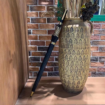 Gepersonaliseerde kleur 190T Pongee UV Protect Golden Coating Winddicht Lexus Golf Auto Paraplu