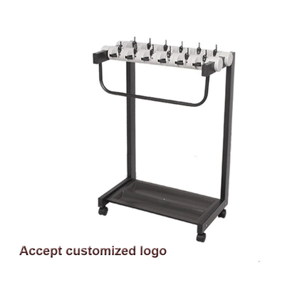 Black Metal Golf Club Push Pull Bike Cart Buggy Trolley Holder paraplu stand voor drogist