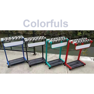 Black Metal Golf Club Push Pull Bike Cart Buggy Trolley Holder paraplu stand voor drogist