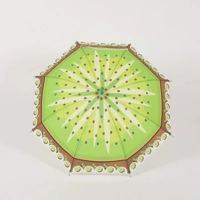 Gekrompen handvat rechte vrucht afdruk kinder paraplu creatief ontwerp voor kindercadeau