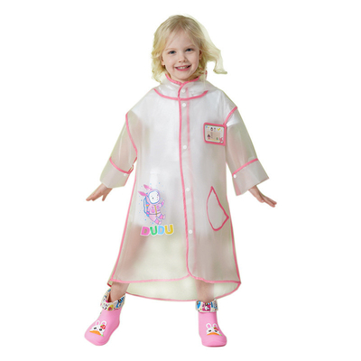 Eénpersoons regenbekleding kleine dinosaurus cartoon poncho voor basisschoolleerlingen