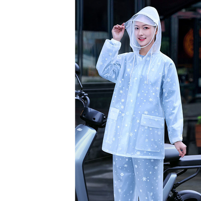 RAINWEAR voor vrouwen Persoonlijk regenstorm motorfiets elektrisch voertuig geïntegreerd werkkleding