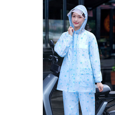 RAINWEAR voor vrouwen Persoonlijk regenstorm motorfiets elektrisch voertuig geïntegreerd werkkleding