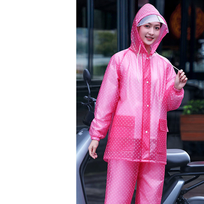 RAINWEAR voor vrouwen Persoonlijk regenstorm motorfiets elektrisch voertuig geïntegreerd werkkleding