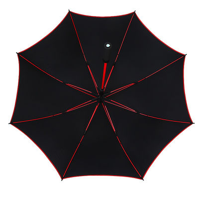 Volwassenen Persoonlijke rode golf paraplu met zonnebescherming waterdicht en winddicht
