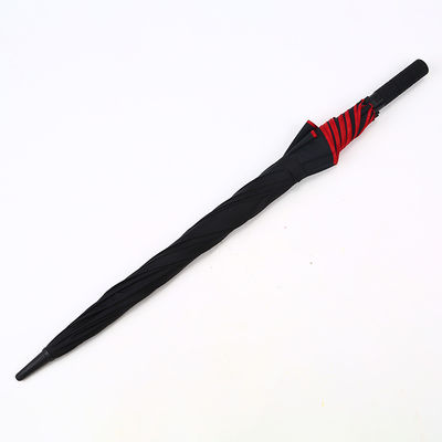 Volwassenen Persoonlijke rode golf paraplu met zonnebescherming waterdicht en winddicht