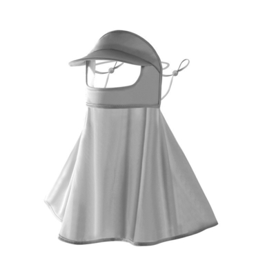 CLASSIC Design Style Buiten zonnehoed met gezichtsmasker Ademhalende Beach Dames Visor Hoed