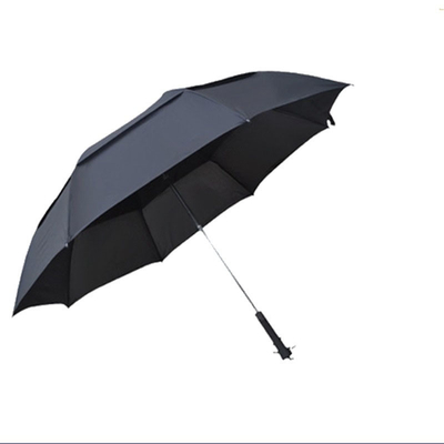 120cm Open Diameter Tweevoudige Automatische Versterking Regen Golf Paraplu voor Promotie
