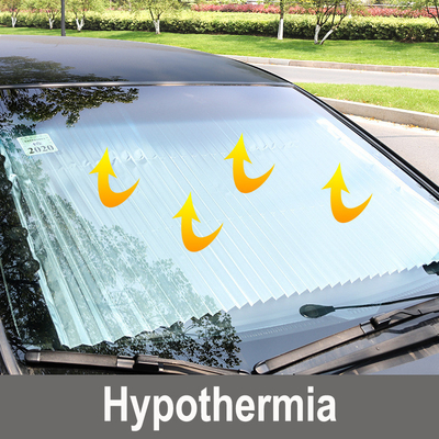 Ope stijl auto zonnebeschermingsbord voor warmte-isolatie en zonnebescherming