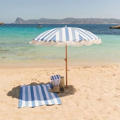 Grote pop-up anti-UV draagbare zonnescherm strand tent met aangepaste logo glasvezel frame