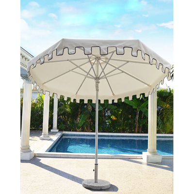 Reisontwerpstijl 38 mm Aluminium legerings touw Middentuin paraplu voor volwassenen