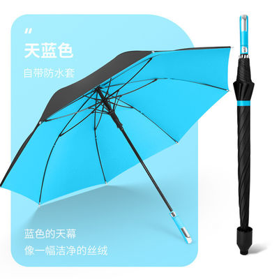 Zaken cadeau paraplu 27 inch 8k glasvezel golf paraplu met hangende functie en logo