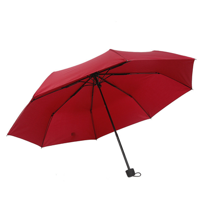 Handmatige besturing Op maat gemaakt Outdoor Business Gift 3 Gevouwen paraplu voor de markt populair