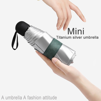 Mini-pocket handschaduw met aangepast logo-print en aluminium glasvezel ribben