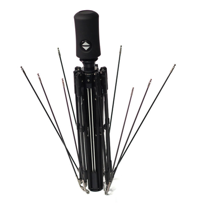 All in 1 Functie Automatische open zonneparaplu stand met drievoudige paraplu hoofd