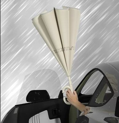 Lange handgreep winddicht versterkt paraplu voor twee mannen en vrouwen 105cm open diameter