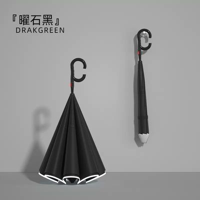 Lange handgreep winddicht versterkt paraplu voor twee mannen en vrouwen 105cm open diameter