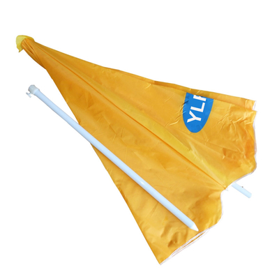 29/32 Shaft Custom Printed Outdoor Beach Umbrella voor effectieve bedrijfsbevordering