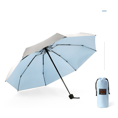 Paraplu-product Vijfvoudig compact met handmatige koeling en UV-bescherming
