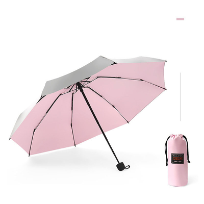 Paraplu-product Vijfvoudig compact met handmatige koeling en UV-bescherming