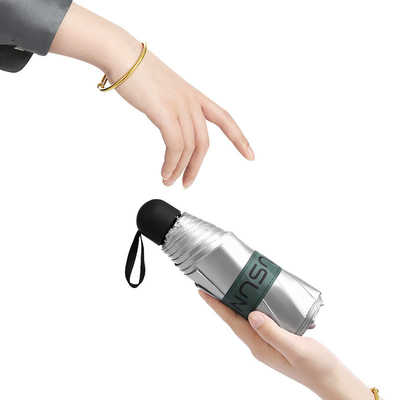 Paraplu-product Vijfvoudig compact met handmatige koeling en UV-bescherming
