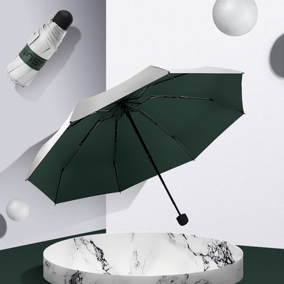 Paraplu-product Vijfvoudig compact met handmatige koeling en UV-bescherming