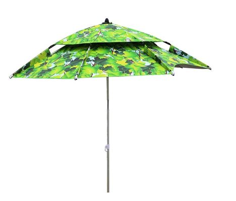 Dubbele bladversterkte 2 M 2,4 M vouwbare universele regenbescherming zonnebril