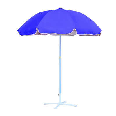 Persoonlijke sublimatie gedrukte anti-UV buitenshuis 36/48/52/60 inch 8 ribben zon strand paraplu