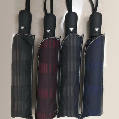 Volwassenen Voorraad 3voudige winddichte automatische paraplu met all in 1 functie BSCI