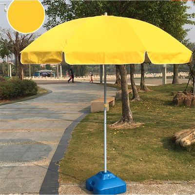 Persoonlijke sublimatie gedrukte anti-UV buitenshuis 36/48/52/60 inch 8 ribben zon strand paraplu