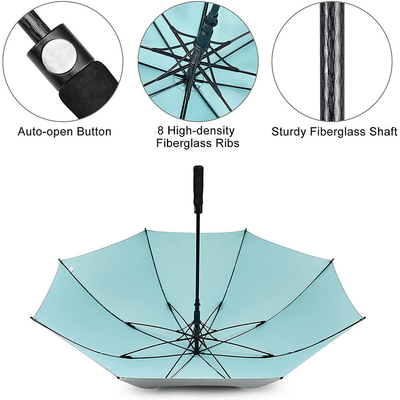 Travel Design Style Golf paraplu met automatische winddichte functie en lange handgreep