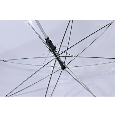 Plastic paraplu Product Auto Open Parapluie Custom Rechte POE Doorzichtige paraplu