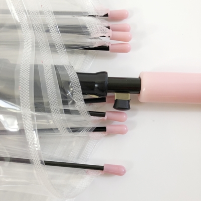 Plastic J Handle Customized Professional POE Clear Compact Sakura paraplu voor reizen