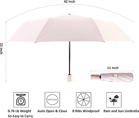 95cm Open Diameter Roze paraplu Perfecte cadeau voor vrouwen in het regenseizoen
