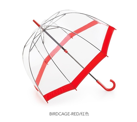 Stylish Dome Shape Clear PVC Plastic Regenparaplu voor volwassenen Apollo Minimalist Design