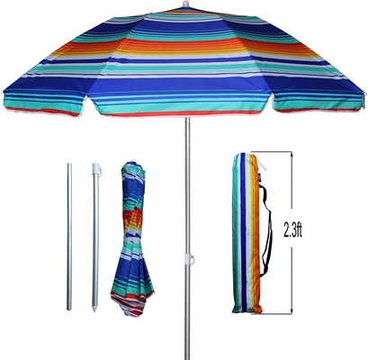 Custom Logo Print Paraplu Factor Mode Patio Paraplu met Tassels en Zonnebril
