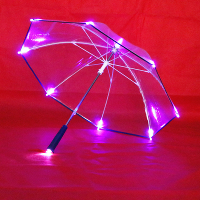 LED-kinderparaplu met op maat gemaakt logo op POE-stof helder en opvallend