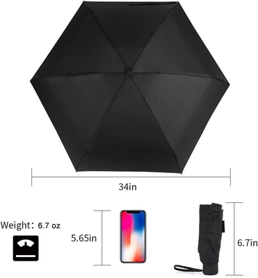 Reis in stijl met onze compacte en duurzame 5voudige mini paraplu