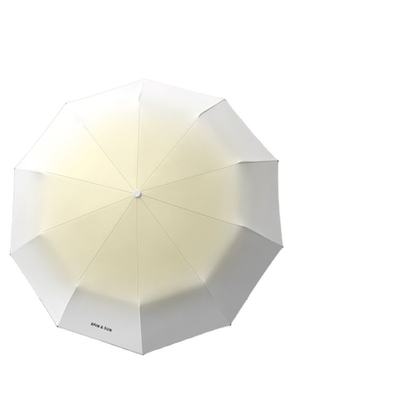 210T Nylon Stof 10-bot automatische paraplu perfect voor zonnebrandcrème en UV-bestand