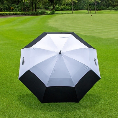 Super lichte automatische dubbele laag windbescherming Golf paraplu 30 inch en EVA handvat