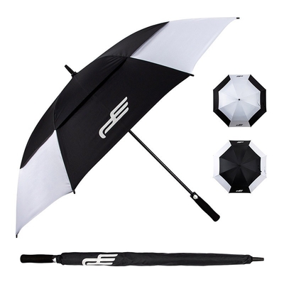 Super lichte automatische dubbele laag windbescherming Golf paraplu 30 inch en EVA handvat